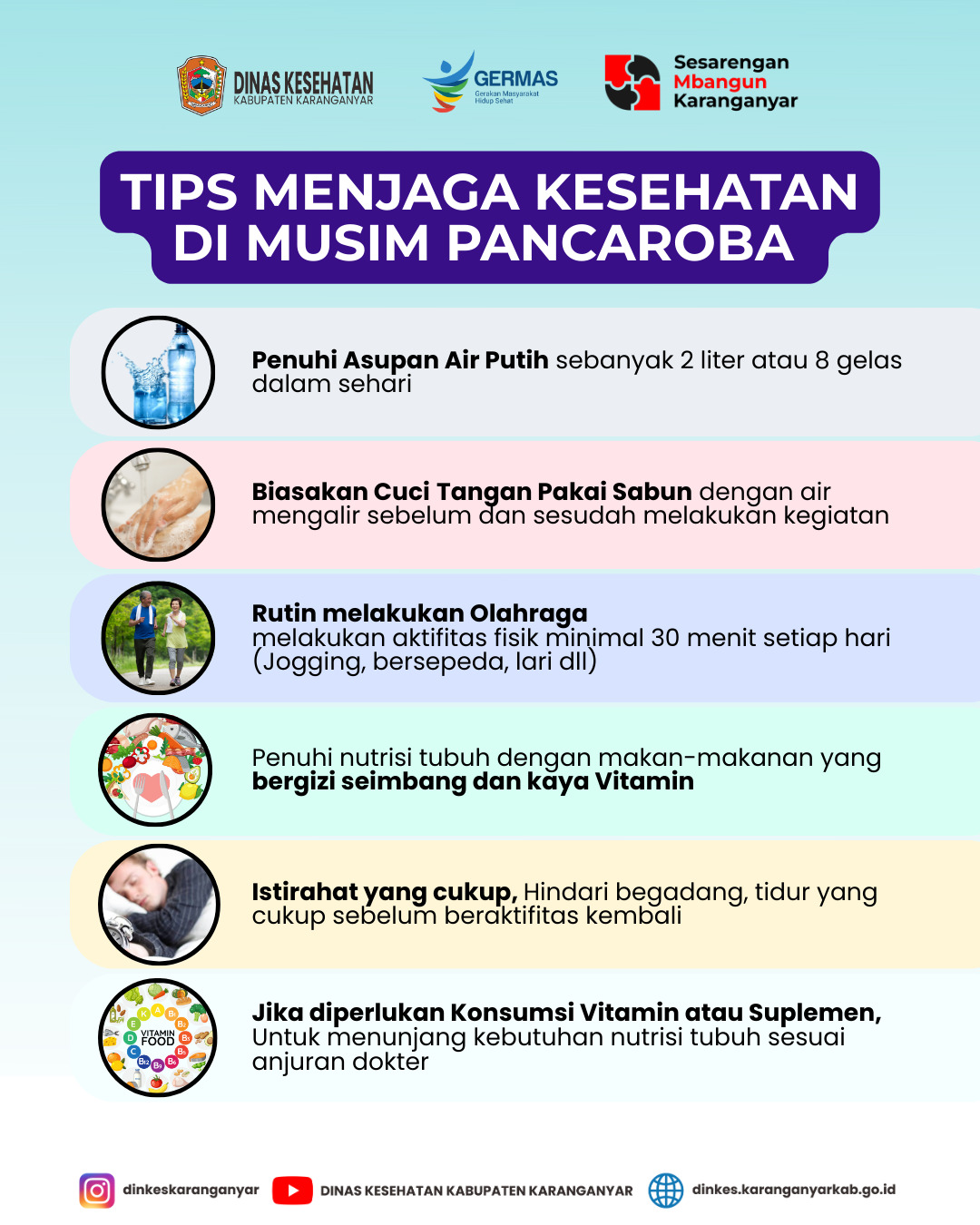 Menjaga Kesehatan di Musim Pancaroba